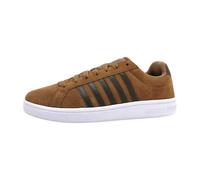 K-Swiss Men's Court Tiebreak Sneaker, Brown, 7 UK