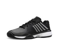 K-Swiss Men's Hypercourt Express 2 Tennis Shoe (Black/White/Highrise, 8.5)