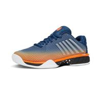 K-Swiss Men's Hypercourt Express 2 Tennis Shoe, Blue Opal/Black/White, 8.5 UK