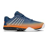K-Swiss Men's Hypercourt Express 2 Tennis Shoe, Blue Opal/Black/White, 9 UK