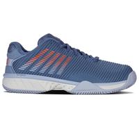K-Swiss Men's Hypercourt Express 2 Tennis Shoe, Infinity/Artic Ice/Scarlet Ibis, 10 UK