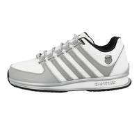 K-Swiss Men's K01235 RINZLER Sneaker, WHITE/OUTER SPACE, 9 UK