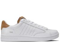 K-Swiss Men's Lozan Klub LTH Sneaker, Wht Wht Brwnsgr Sd, 9.5 UK