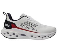 K-Swiss Men's Melrose Tubes Lite Sneaker, White/Navy/Red, 9.5 UK