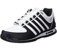 K-Swiss Men's Rinzler Sneaker, White/White/Black, 10 UK