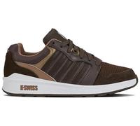 K-Swiss Men's Rival Trainer Sneaker, Chocolate Brown Toasted Coconut, 7 UK