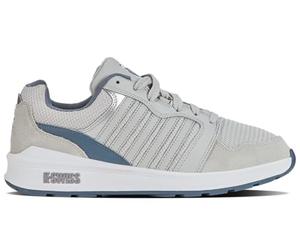 K-Swiss Men's Rival Trainer Sneaker, Grey Purple Silver Wall Light Flint, 7 UK