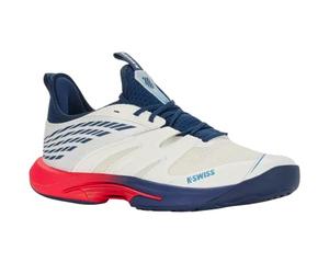 K-Swiss Men's Speedtrac Tennis Shoe, Blanc De Blanc Blue Opal Lollipop, 7 UK