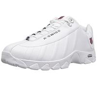 K-Swiss Men's St329 CMF Sneaker, White/Navy/Red, 7.5 UK