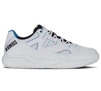 K-Swiss Men's Tura Team Pickleball Shoe, White/Brilliant Blue/Black, 10.5 UK