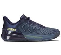 K-Swiss Men's ULTRASHOT 4 Clay Tennis Shoe, Vintage Indigo/Naval Academy/Luminary Green, 8.5 UK
