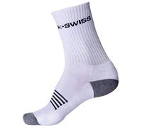 K-Swiss PERFORMANCE Calcein Crew Men's Socks 3 Pack (Multi-Plo, 4 Units)