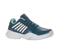 K-Swiss Performance Court Express Omni Tennis Shoes, Indian Teal/White/Aqua Splash, 1.5 UK Child