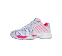 K-Swiss Performance Express Light 3 Padel, Tennis Shoes, Arctic ICE/White/NEON Pink,