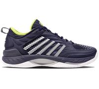 K-Swiss Performance Hypercourt Supreme 2, Tennis Shoes, Peacoat/White/Lime Green,