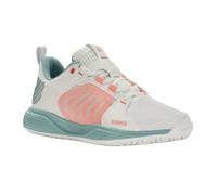K-Swiss Performance ULTRASHOT Team, Tennis Shoe, Blanc de Blanc/Nile Blue/Desert Flower,