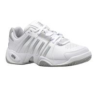 K-Swiss Performance Women's Accomplish IV Tennis Shoe, White/Vapor Blue/Silver, 4 UK