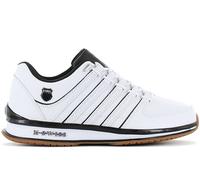 K-Swiss Men's Rinzler Sneaker, White Black Gum, 9.5 UK