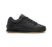 K-Swiss RINZLER Men's Black Leather Sneaker Trainers Walking Shoes (01235-050-M)