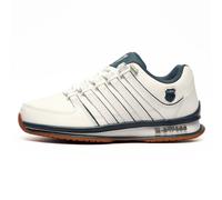 K-Swiss Rinzler Mens Classic Leather Retro Fashion Trainers Sneakers White