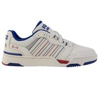 K-Swiss Rival Si-18 Leather Trainers White, Snow White Navy Red, 8 UK