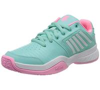 K-Swiss Performance Unisex Court Express Omni Tennis Shoes, Blue (Aruba Blue/Soft Neon Pink/White 437), 5 UK