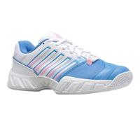K-Swiss Tennis Women's Bigshot Light 4 Tennis Shoe, Silver Lake Blue/White/Orchid, 5.5 UK