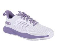 K-Swiss Women's ULTRASHOT Light Tennis Shoe, White/Purple Haze/Neon Lavender, 6.5 UK