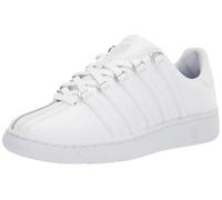 K-Swiss Women's Classic VN Leather Sneaker, White/White, 6 UK