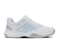 K-Swiss Women's Court Express 2 Tennis Shoe, White/Ballad Blue/Dawn Blue, 6 UK
