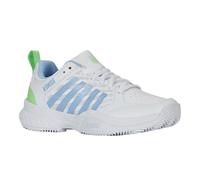 K-Swiss Women's Court Express 2 Tennis Shoe, Wht Dutch Canal Green, 4.5 UK