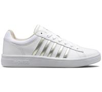 K-Swiss Women's Court Winston Sneaker, White/Champagne, 7.5 UK