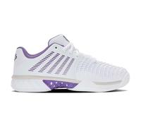 K-Swiss Womens Express Light 3 Tennis Shoe, White Purple Haze Lunar Rock, 6 UK