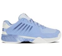 K-Swiss Women's Hypercourt Express 2 Tennis Shoe, Bright White/Open Air/Estate Blue, 8 UK