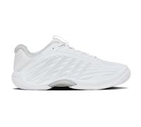 K-Swiss Women's Hypercourt Express 3 (Black/White), White/Dawn Blue/Silver, 12 Big Kid