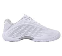K-Swiss Women's Hypercourt Express 3 Clay Tennis Shoe, White/Dawn Blue/Silver, 6 UK