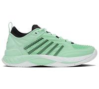 K-Swiss Women's Hypercourt Supreme 2 Tennis Shoe, Neon Mint/Black/White, 6 UK