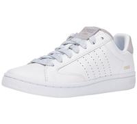 K-Swiss Women's Lozan Klub LTH Sneaker, White Raindropssde, 5.5 UK