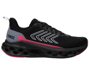 K-Swiss Women's Melrose Tubes Lite Sneaker, Black/Lilac/Raspberry, 7.5 UK