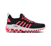 K-Swiss Women's Tubes Slip-On Sneaker, Black/Neon Pink/White, 6