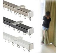 k System withRollers Versatile Room Divider for Office & Living Room 5m White Ceiling/Wallsfor Smooth & Easy Installat