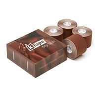 K-Tape® My Skin Dark Brown (4 rolls, 5cm x 5m each) [1.96 in x 16.4 ft]