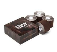 K-Tape® My Skin Very Dark Brown (4 rolls, 5cm x 5m each) [1.96 in x 16.4 ft]