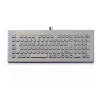 K-TEK-A360KP-FN-DT-DWP Stainless Steel Industrial Keyboard, IP68 Waterproof Vandal Proof, Desktop Mount, 102 Keys with Numeric Pad & Function Row USB, for Harsh Outdoor, Industrial, Mining, Medical
