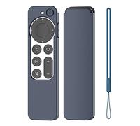 K TOMOTO Compatible with Apple TV 4K Siri Remote Case 2021, Navy Blue