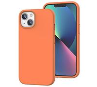 K TOMOTO Compatible with iPhone 13 Case [Drop Protection Scratch-Resistant] Shockproof Liquid Silicone Protective Case with Anti-Fingerprint Case with Microfibre Lining, Mobile Phone Case for iPhone