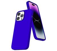 K TOMOTO Compatible with iPhone 14 Pro Max Case for Women, [Drop Protection] [Anti-Fingerprint] [Anti-Scratch] Shockproof Soft-Touch Silicone Phone Case for iPhone 14 Pro Max 6.7", Klein Blue