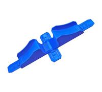 K TOMOTO Cross Shape Racetrack Connectors with Ramp Compatible with Hot Wheels Track, Track Builder Pieces, 1 Pack