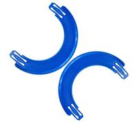 K TOMOTO Curved Track Pieces, 180° Banked Turn for Hot Wheels, 2 Pack