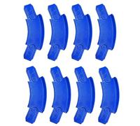 K TOMOTO Curved Track Pieces 45 Degree Banked Turn for 1:64 Diecast Cars, Racetrack Connectors, 8 Packs